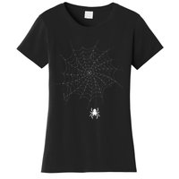 Spider Web Lazy DIY Halloween Costume Spooky Insect Women's T-Shirt