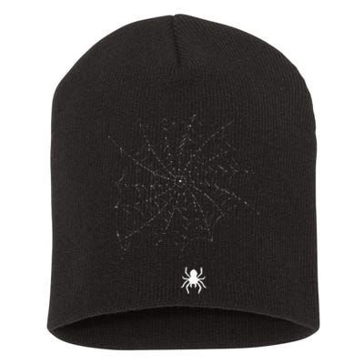 Spider Web Lazy Halloween Costume Children Short Acrylic Beanie