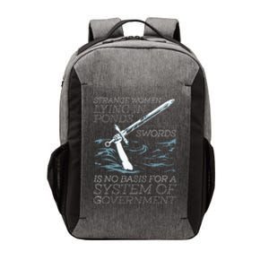 Strange Women Lying In Ponds Distributing Swords Vector Backpack