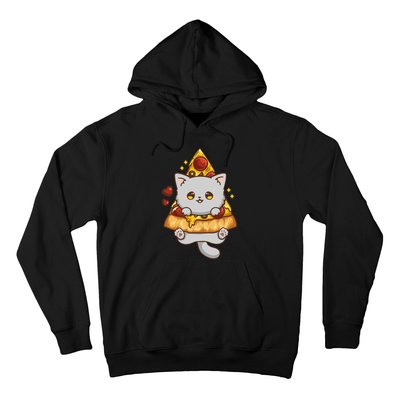 Someday We Ll All Be Dead Existential Dread Kawaii Cat Pizza Hoodie