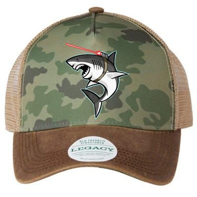 Shark with Laser Beam Premium Legacy Tie Dye Trucker Hat