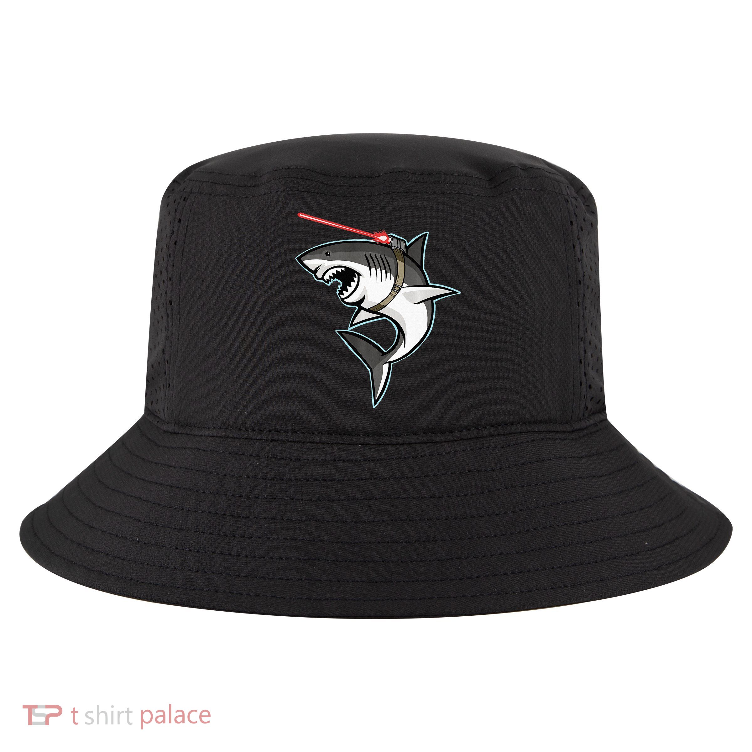 Shark with Laser Beam Premium Cool Comfort Performance Bucket Hat