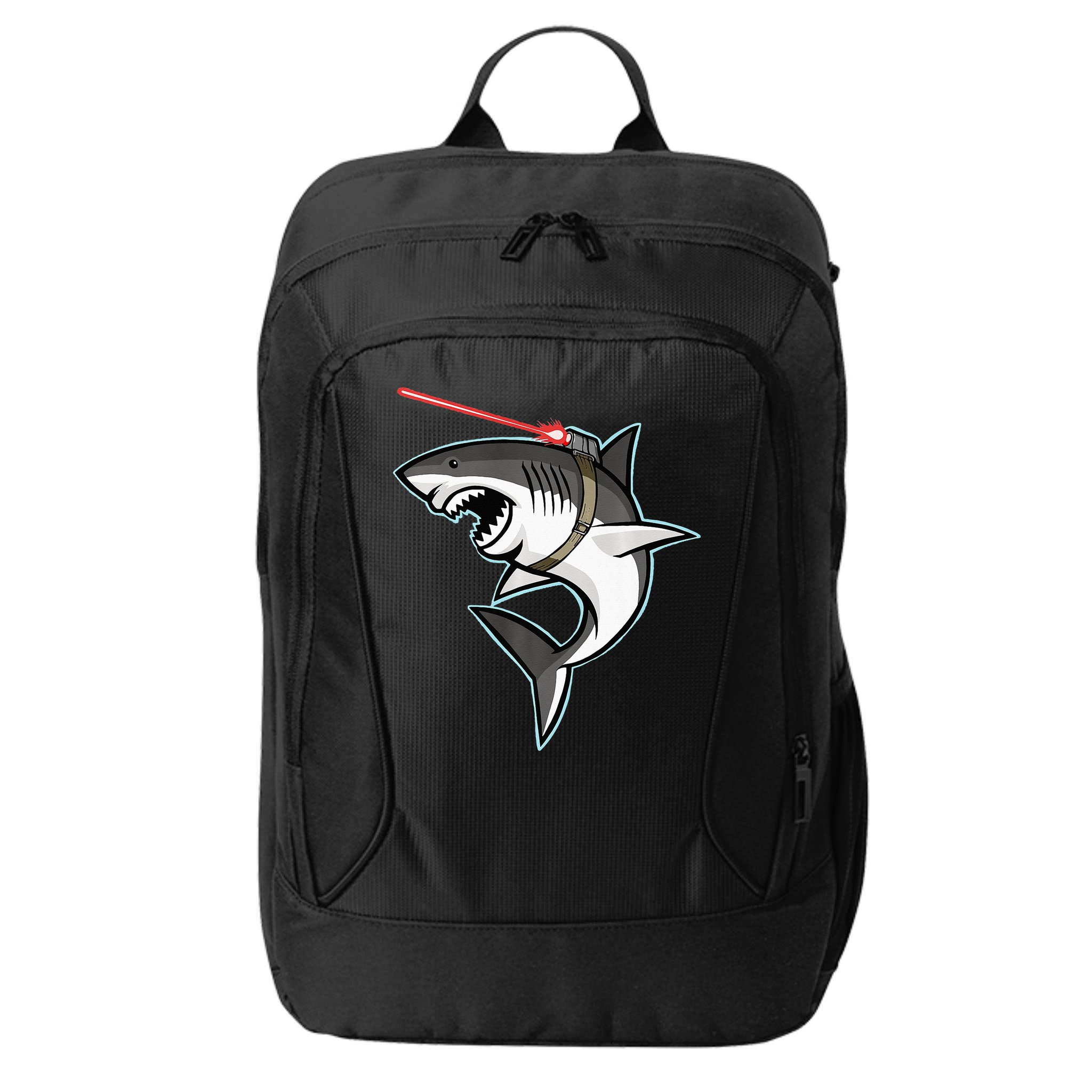 Shark with Laser Beam Premium City Backpack