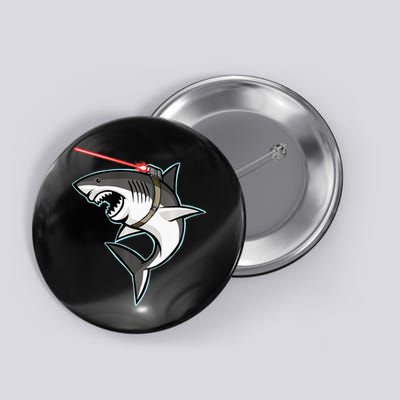 Shark with Laser Beam Premium Button