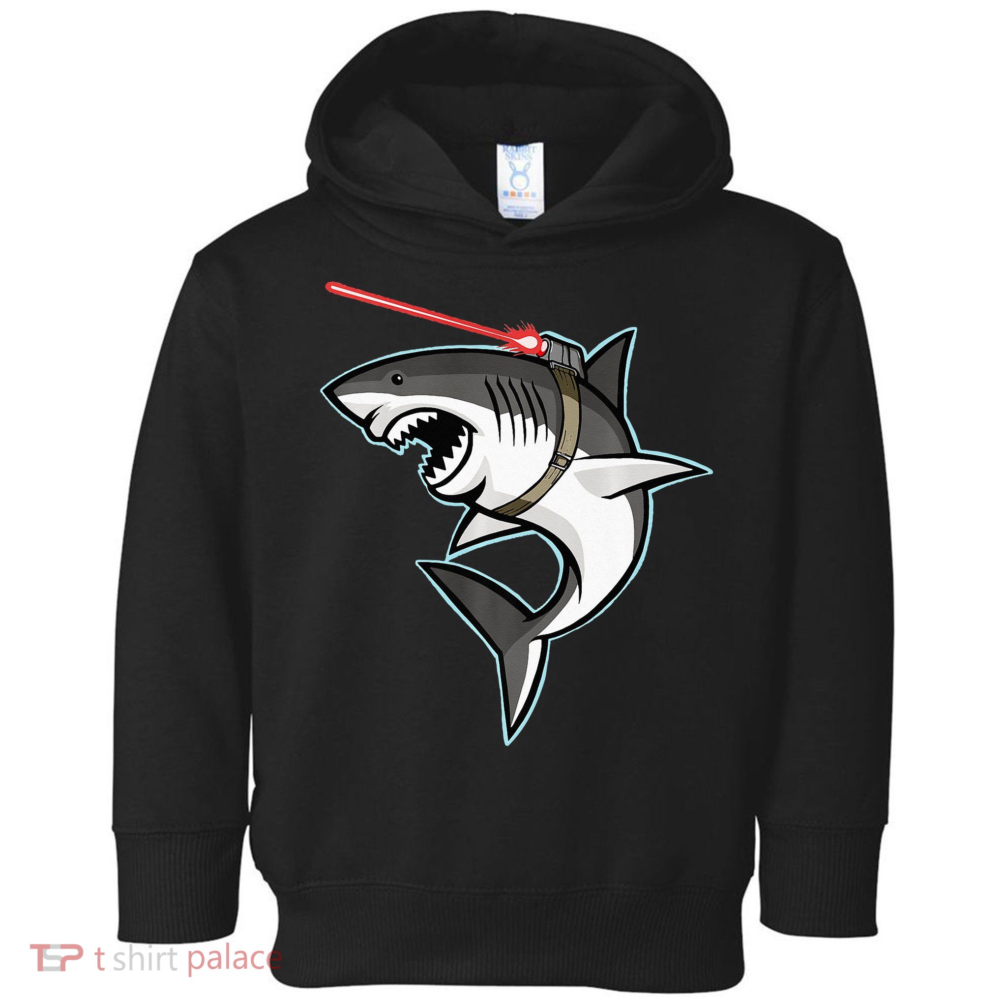 Shark with Laser Beam Premium Toddler Hoodie