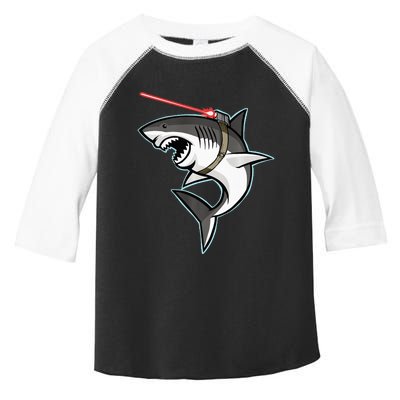 Shark with Laser Beam Premium Toddler Fine Jersey T-Shirt