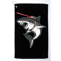 Shark with Laser Beam Premium Golf Towel