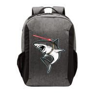 Shark with Laser Beam Premium Vector Backpack
