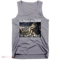 Sitting Wolf Literally Me Werewolf Ripping Meme Alpha Wolf Tank Top