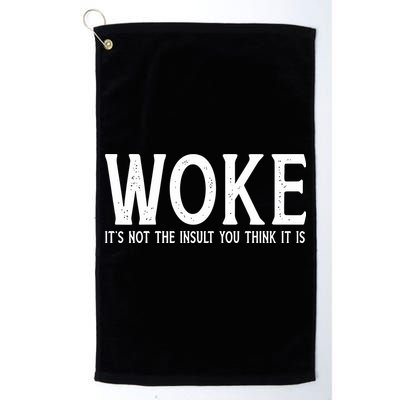 Stay Woke Liberal Golf Towel