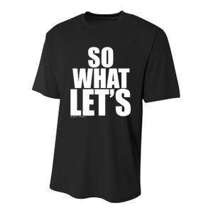 So What LetS Nu Metal Agenda Youth Performance Sprint T-Shirt