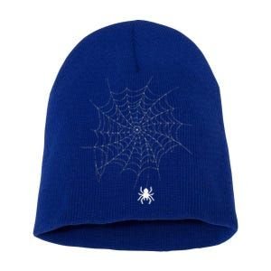 Spider Web Lazy DIY Halloween Costume Spooky Insect Short Acrylic Beanie