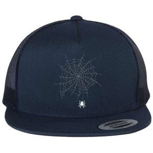 Spider Web Lazy DIY Halloween Costume Spooky Insect Flat Bill Trucker Hat