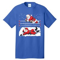 Santa Wrestling Lover Wrestler Christmas Xmas Pajama Gift Tall T-Shirt