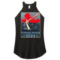 Strange Women Lying In Ponds Distributing Swords Women's Perfect Tri Rocker Tank