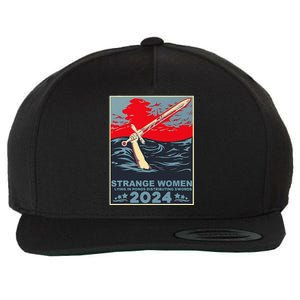 Strange Women Lying In Ponds Distributing Swords Wool Snapback Cap