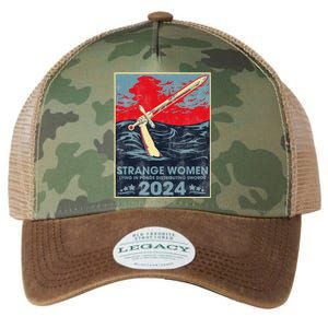 Strange Women Lying In Ponds Distributing Swords 2024 Legacy Tie Dye Trucker Hat