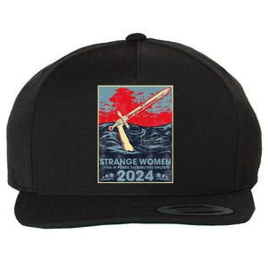 Strange Women Lying In Ponds Distributing Swords 2024 Wool Snapback Cap