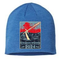 Strange Women Lying In Ponds Distributing Swords 2024 Sustainable Beanie