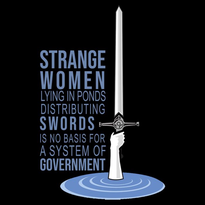 Strange Women Lying In Ponds Distributing Swords Impact Tech Backpack