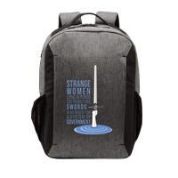 Strange Women Lying In Ponds Distributing Swords Vector Backpack