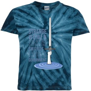 Strange Women Lying In Ponds Distributing Swords Kids Tie-Dye T-Shirt