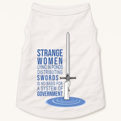 Strange Women Lying In Ponds Distributing Swords Doggie Tank