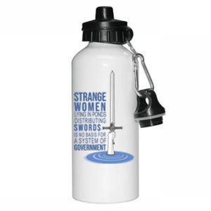 Strange Women Lying In Ponds Distributing Swords Aluminum Water Bottle