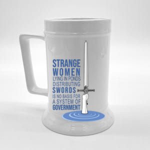 Strange Women Lying In Ponds Distributing Swords Beer Stein