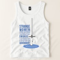 Strange Women Lying In Ponds Distributing Swords Tank Top