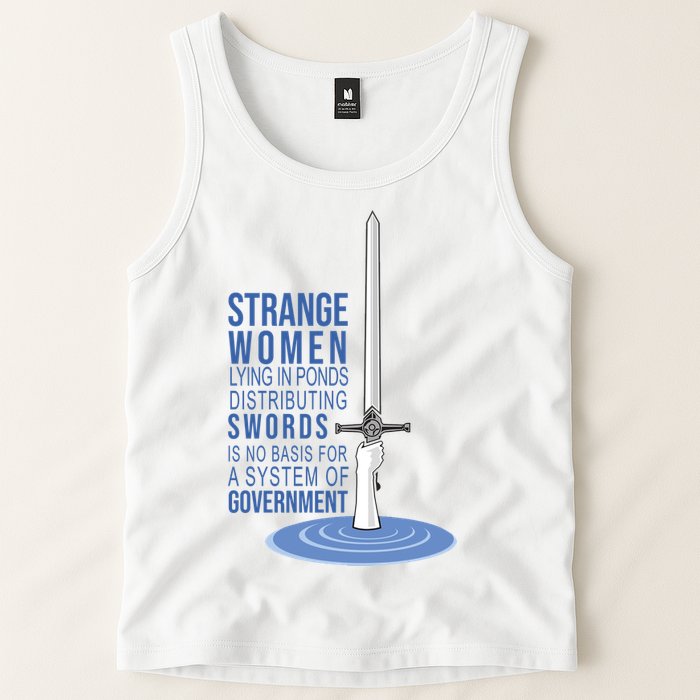 Strange Women Lying In Ponds Distributing Swords Tank Top