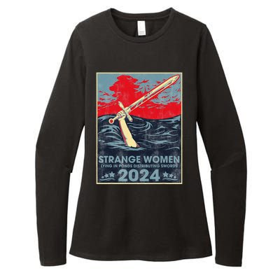 Strange Women Lying In Ponds Distributing Swords 2024 Womens CVC Long Sleeve Shirt