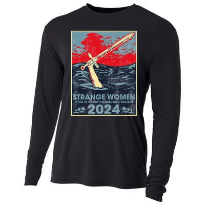 Strange Women Lying In Ponds Distributing Swords 2024 Cooling Performance Long Sleeve Crew