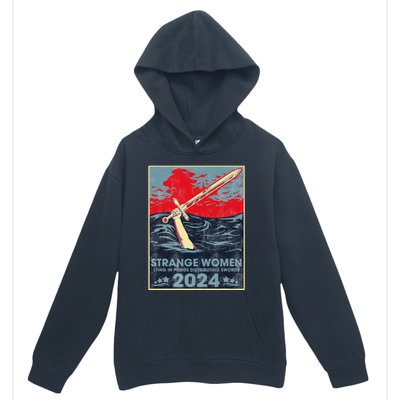 Strange Women Lying In Ponds Distributing Swords 2024 Urban Pullover Hoodie