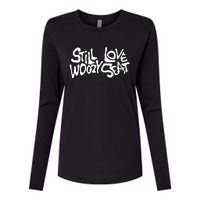 Still Woozy Loveseat Womens Cotton Relaxed Long Sleeve T-Shirt