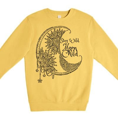 Stay Wild Moon Child Premium Crewneck Sweatshirt