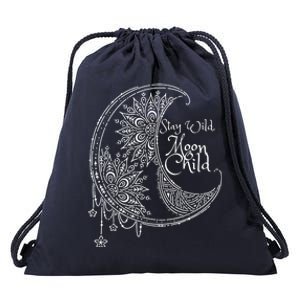 Stay Wild Moon Child Drawstring Bag