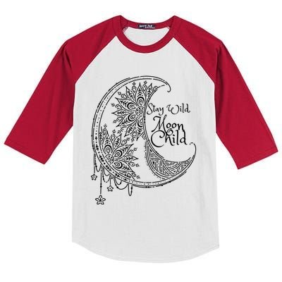 Stay Wild Moon Child Kids Colorblock Raglan Jersey