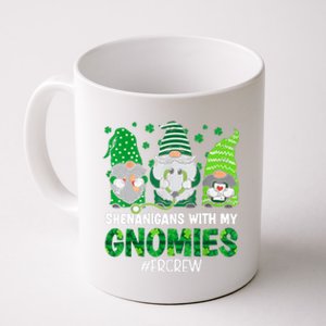 Shenanigans With My Gnomies ER Nurse St Patricks Day Gnome Coffee Mug