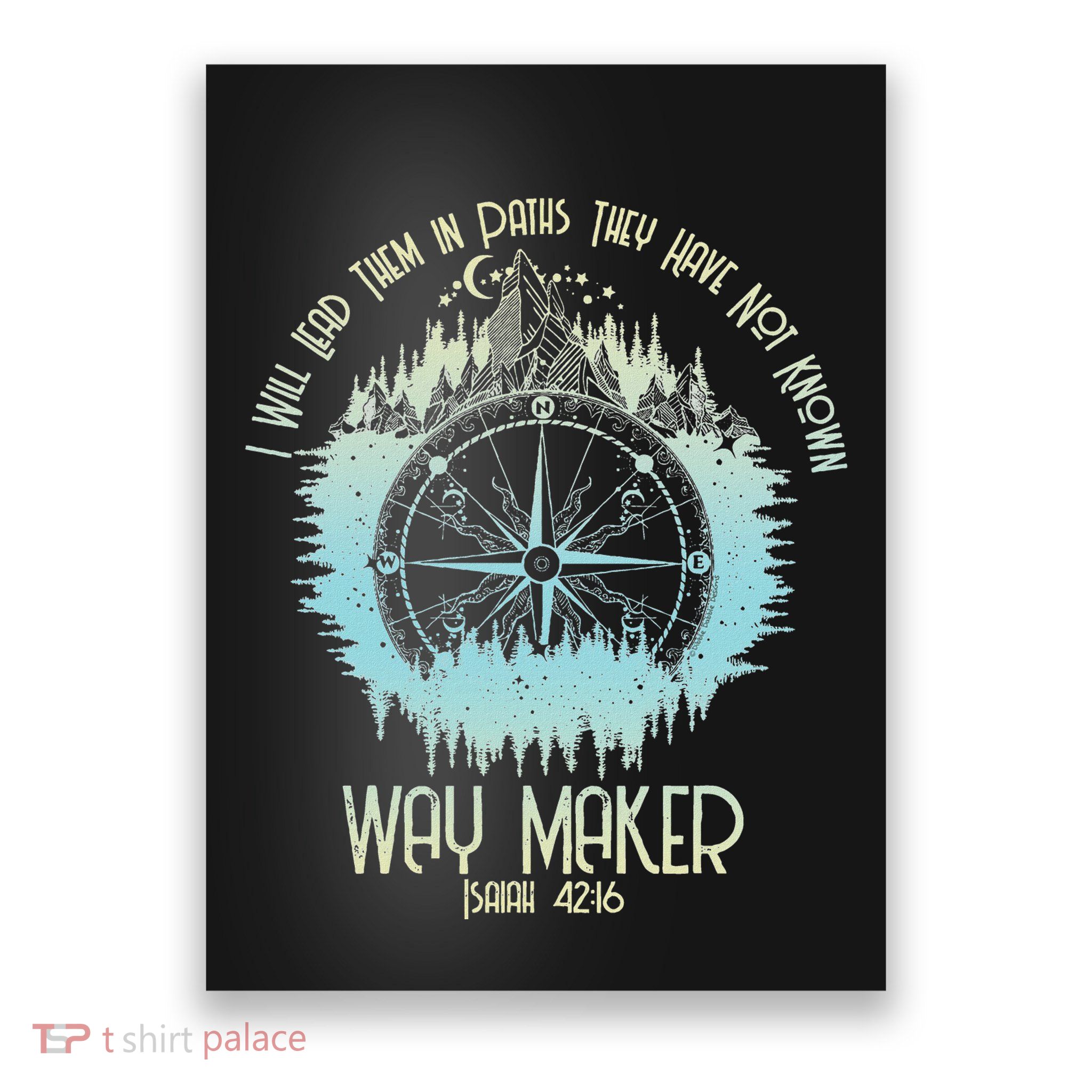 Spiritual Way Maker Bible Verse Christian Faith Way Maker Poster