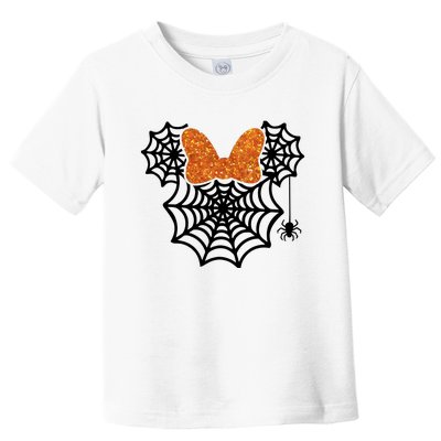 Spider Web Mouse Halloween Costume Cute Toddler T-Shirt