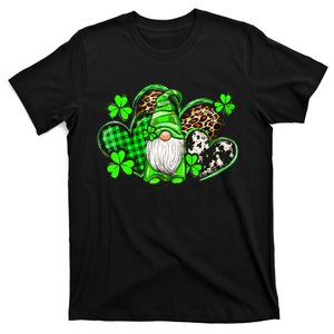 Shenanigans With My Gnomies St Patricks Day Gnome Shamrock T-Shirt