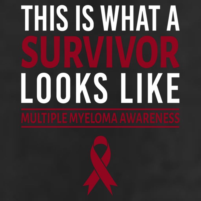 Survivor Warrior Multiple Myeloma Awareness Burgundy Ribbon Gift Hat