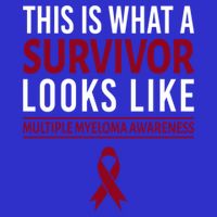 Survivor Warrior Multiple Myeloma Awareness Burgundy Ribbon Gift Zip Tote Bag