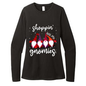 Shopping With My Gnomies Cute Xmas Gnomes Lover Christmas Womens CVC Long Sleeve Shirt