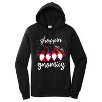 Shopping With My Gnomies Cute Xmas Gnomes Lover Christmas Women's Pullover Hoodie