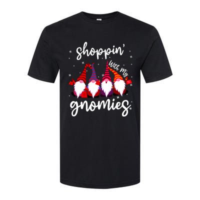 Shopping With My Gnomies Cute Xmas Gnomes Lover Christmas Softstyle® CVC T-Shirt