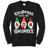 Shopping With My Gnomies Hanging Out Funny Christmas Family Sweatshirt