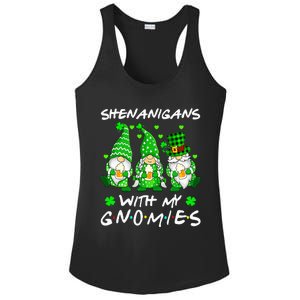 Shenanigans With My Gnomies Shamrock Happy St Patricks Day Ladies PosiCharge Competitor Racerback Tank