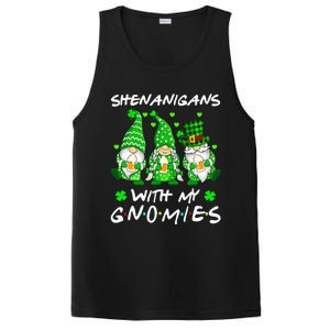 Shenanigans With My Gnomies Shamrock Happy St Patricks Day PosiCharge Competitor Tank